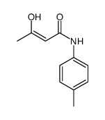3-hydroxy-N-(4-methylphenyl)but-2-enamide结构式