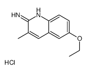 2-Amino-6-ethoxy-3-methylquinoline hydrochloride结构式