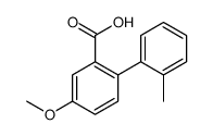 5-methoxy-2-(2-methylphenyl)benzoic acid结构式