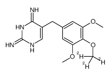 甲氧苄啶-d3结构式