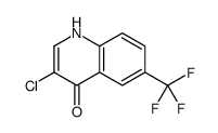 3-Chloro-4-hydroxy-6-trifluoromethylquinoline结构式