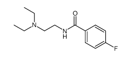 N-[2-(Diethylamino)ethyl]-4-fluorobenzamide Structure