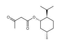 (-)-1(S)-menthyl 3-oxo-butyrate Structure