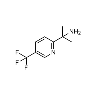 2-(5-(Trifluoromethyl)pyridin-2-yl)propan-2-amine structure