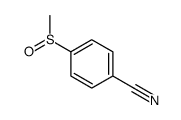 4-[(R)-methylsulfinyl]benzonitrile Structure