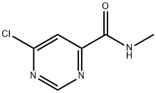 4-Pyrimidinecarboxamide, 6-chloro-N-methyl- Structure