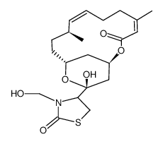 N-Hydroxymethyl-Lat B结构式