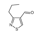 3-propyl-1,2-thiazole-4-carbaldehyde结构式