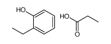 2-ethylphenol,propanoic acid Structure