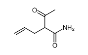 4-Pentenamide, 2-acetyl- (9CI)结构式