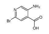 5-氨基-2-溴异烟酸结构式