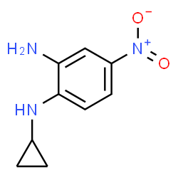 1-N-cyclopropyl-4-nitrobenzene-1,2-diaMine结构式