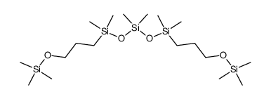 2,2,7,7,9,9,11,11,16,16-decamethyl-3,8,10,15-tetraoxa-2,7,9,11,16-pentasilaheptadecane结构式