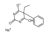 sodium,5-ethyl-5-phenylpyrimidin-3-ide-2,4,6-trione结构式