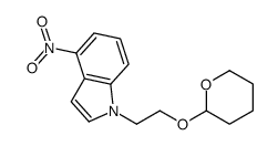 4-nitro-1-[2-(oxan-2-yloxy)ethyl]indole结构式