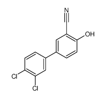 5-(3,4-dichlorophenyl)-2-hydroxybenzonitrile结构式