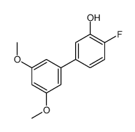5-(3,5-dimethoxyphenyl)-2-fluorophenol结构式