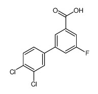 3-(3,4-dichlorophenyl)-5-fluorobenzoic acid Structure