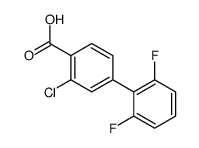 2-chloro-4-(2,6-difluorophenyl)benzoic acid Structure