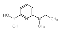 (6-(ETHYL(METHYL)AMINO)PYRIDIN-2-YL)BORONIC ACID结构式