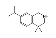 7-isopropyl-4,4-dimethyl-1,2,3,4-tetrahydroisoquinoline结构式