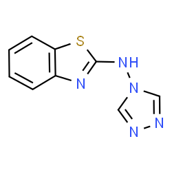 2-Benzothiazolamine,N-4H-1,2,4-triazol-4-yl-(9CI) structure