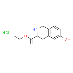 6-羟基-1,2,3,4-四氢异喹啉-3-羧酸乙酯盐酸盐图片