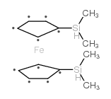 cyclopenta-2,4-dien-1-yl(dimethyl)silicon,iron(2+) Structure