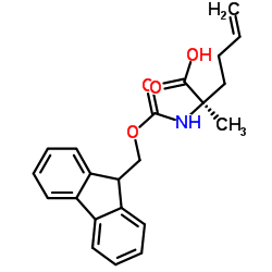 (R)-2-((((9H-Fluoren-9-yl)methoxy)carbonyl)amino)-2-methylhex-5-enoicacid图片