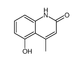5-hydroxy-4-methyl-2(1H)-quinolinone Structure