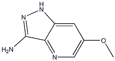 1H-Pyrazolo[4,3-b]pyridin-3-amine, 6-methoxy-结构式