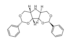 2,8-Diphenylhexahydro-4H-di[1,3]dioxino[5,4-b:4,5-d]pyrrole Structure