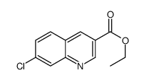 7-氯喹啉-3-甲酸乙酯结构式