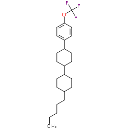 Rel-(1s,1'r,4R,4'R)-4-pentyl-4'-(4-(trifluoromethoxy)phenyl)-1,1'-bi(cyclohexane) Structure