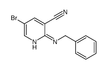 2-(benzylamino)-5-bromopyridine-3-carbonitrile Structure