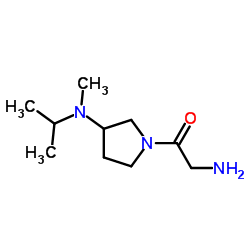 2-Amino-1-{3-[isopropyl(methyl)amino]-1-pyrrolidinyl}ethanone结构式