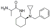 (S)-2-AMino-N-[2-(benzyl-cyclopropyl-aMino)-cyclohexyl]-propionaMide结构式
