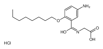 [3-(carboxymethylcarbamoyl)-4-octoxyphenyl]azanium,chloride Structure