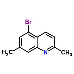 5-Bromo-2,7-dimethylquinoline Structure