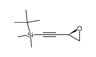 (R)-1-(tert-butyldimethylsilyl)-3,4-epoxy-1-butyne结构式