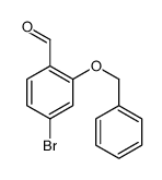 2-(BENZYLOXY)-4-BROMOBENZALDEHYDE structure