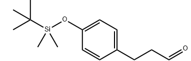 3-(4-((tert-Butyldimethylsilyl)oxy)phenyl)propanal Structure