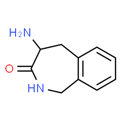 3H-2-BENZAZEPIN-3-ONE, 4-AMINO-1,2,4,5-TETRAHYDRO- Structure
