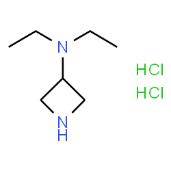 N,N-二乙基氮杂环丁烷-3-胺二盐酸盐结构式