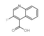 3-氟喹啉-4-羧酸结构式