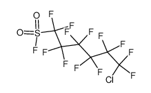 6-chloro-1,1,2,2,3,3,4,4,5,5,6,6-dodecafluorohexane-1-sulfonyl fluoride结构式