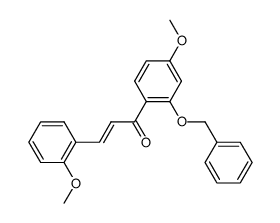 2'-benzyloxy-2,4'-dimethoxychalcone结构式