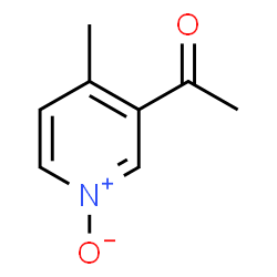 Ethanone, 1-(4-methyl-1-oxido-3-pyridinyl)- (9CI) structure