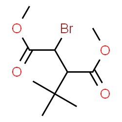 Butanedioic acid, 2-bromo-3-(1,1-dimethylethyl)-, dimethyl ester (9CI)结构式