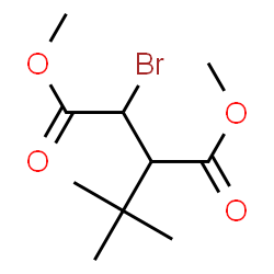 Butanedioic acid, 2-bromo-3-(1,1-dimethylethyl)-, dimethyl ester (9CI) Structure